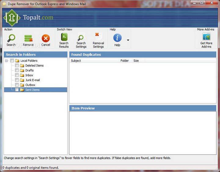 Dupe Remover for Outlook