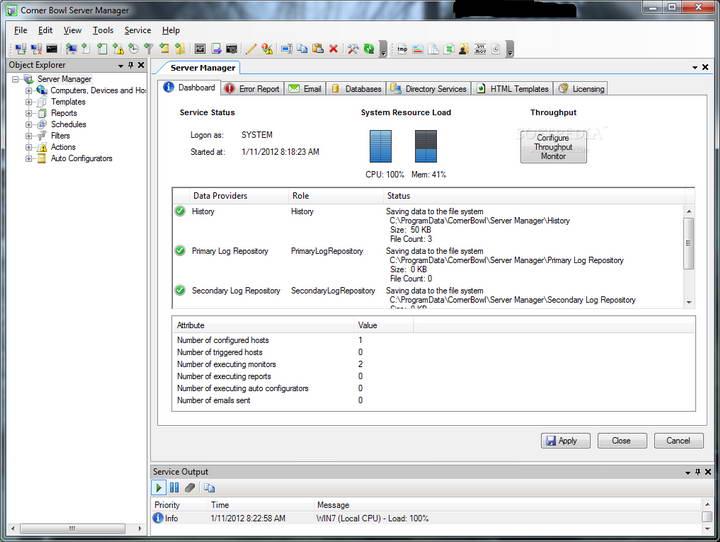 Corner Bowl Server Manager(64bit) 12.0.0.684 Beta截图