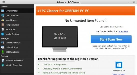 Advanced PC Cleanup(垃圾清理工具)截图