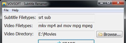 Vovsoft Subtitle Renamer(字幕文件重命名工具) 1.6 官方版 Vovsoft Subtitle Renamer(字幕文件重命名工具)