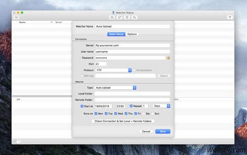 Yummy FTP Watcher Mac版截图