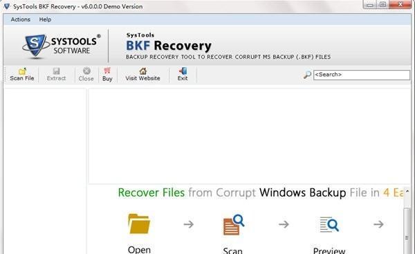 SysTools BKF Repair(BKF修复工具)截图