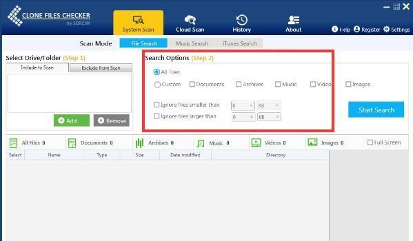 Clone Files Checker(重复文件搜索软件)截图