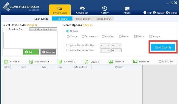 Clone Files Checker(重复文件搜索软件)截图