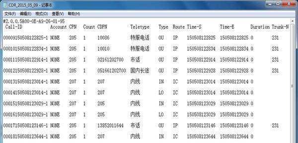 CDR(通话记录管理软件)