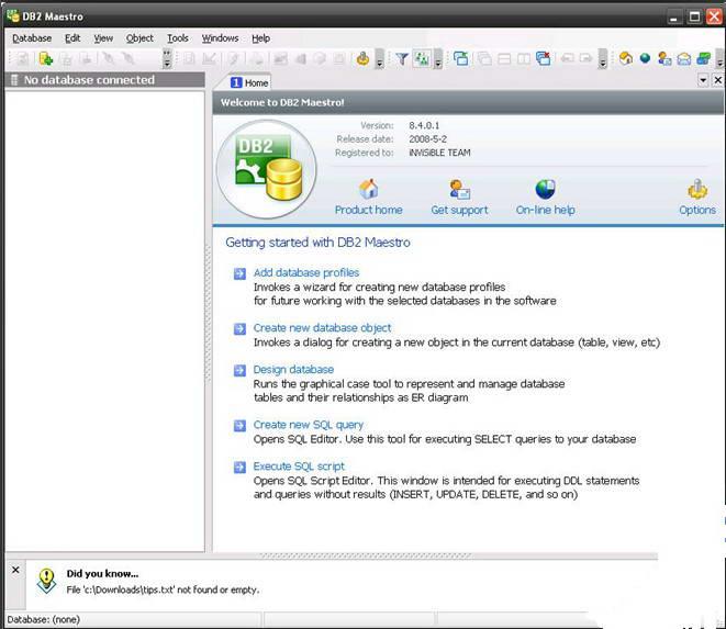 DB2 Maestro distribution package 15.11截图