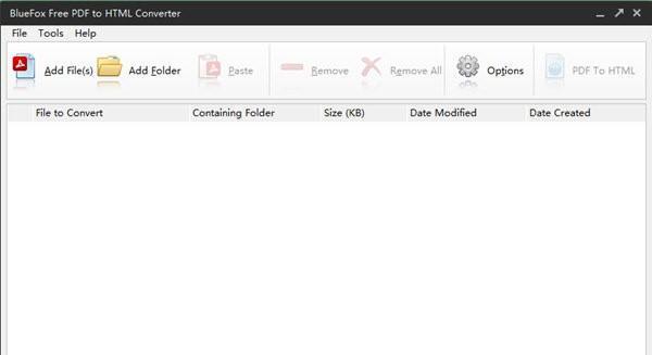 BlueFox Free PDF to HTML Converter(PDF文件转换软件)