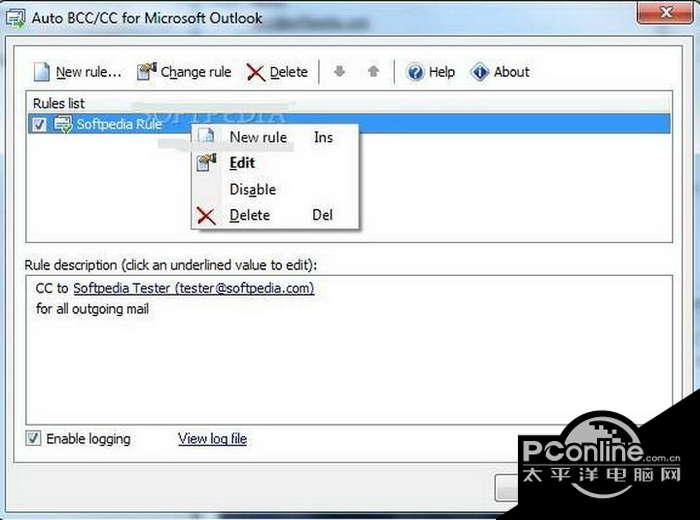 Auto BCC/CC for Outlook 4.2.4.651截图