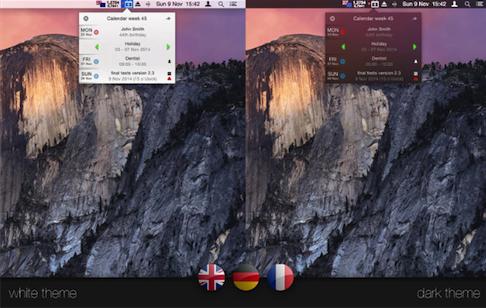 CalendarMenu for Mac截图