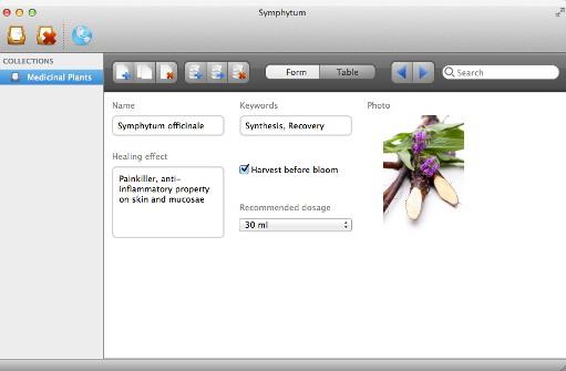 Symphytum For window 1.2 Build截图