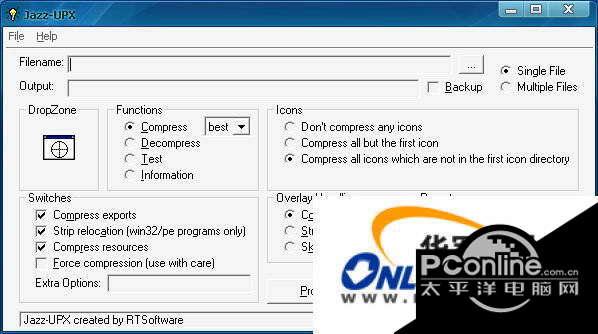 Jazz-UPX 1.0截图