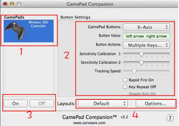 mac手柄驱动(GamePad Companion for Mac)截图