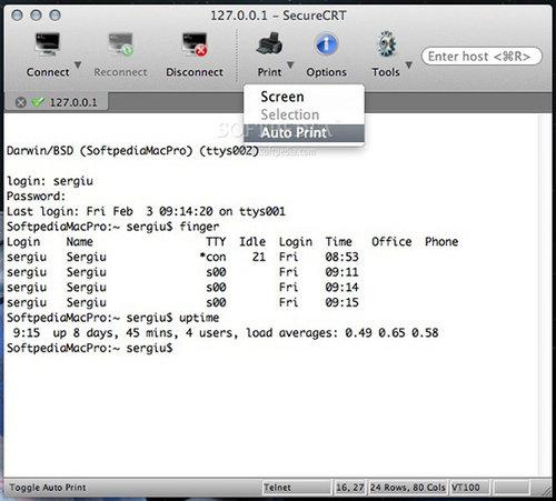 Securecrt Mac版截图