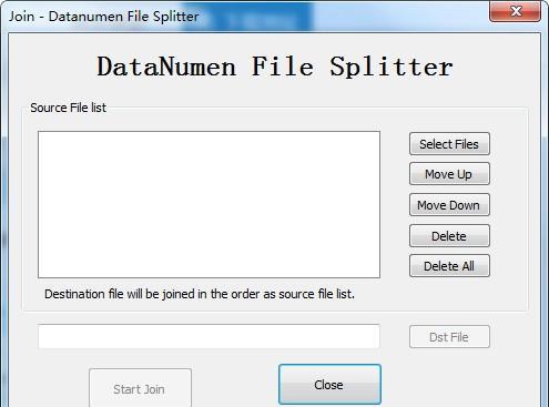 DataNumen File Splitter(文件分割合并软件)截图