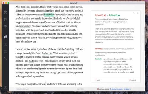 Grammarly Mac版截图