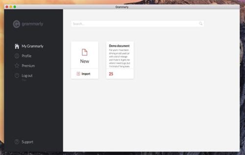 Grammarly Mac版截图