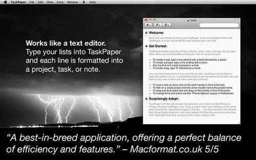 TaskPaper Mac版截图
