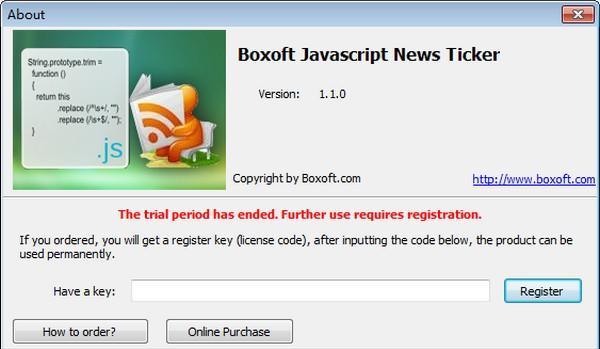 Boxoft JavaScript NewsTicker(新闻编辑工具)