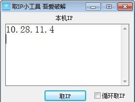 取IP小工具截图