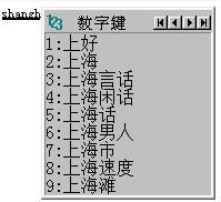 上海话拼音输入法截图