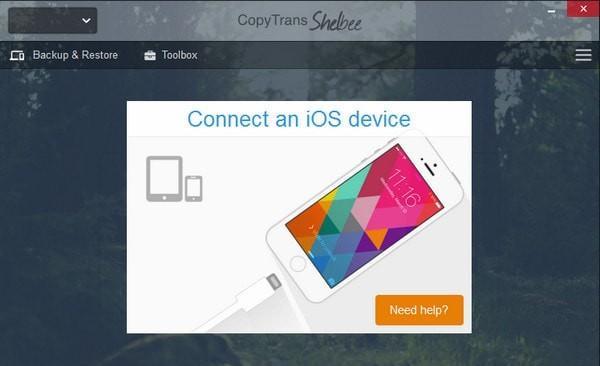CopyTrans Shelbee(ios设备数据备份还原工具)截图