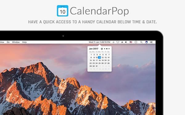 CalendarPop Mac版 1.7 正式版 CalendarPop Mac版