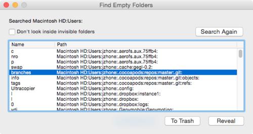 Find Empty Folders for Mac 1.1 正式版 Find Empty Folders for Mac
