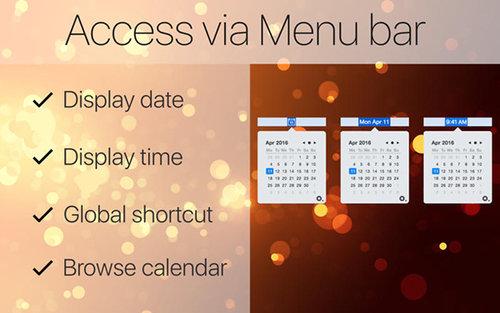Mini Calendar Mac版截图