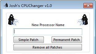 Joshs CPUChanger(修改CPU型号软件)截图