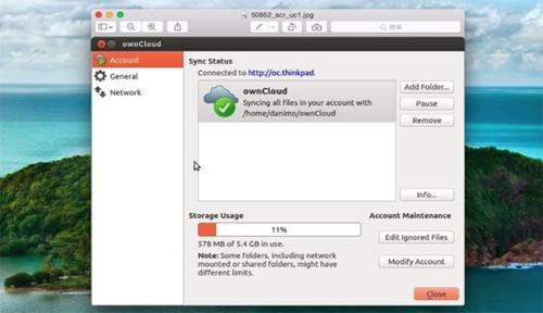 ownCloud Client Mac版截图