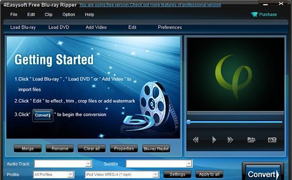 4Easysoft Free Blu-ray Ripper(视频翻录工具)