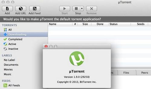 Utorrent mac 中文版 1.9.1 正式版 Utorrent mac 中文版