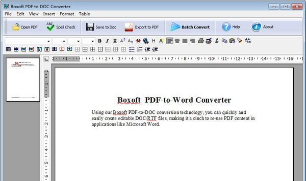 Boxoft PDF to DOC Converter(PDF转DOC软件)