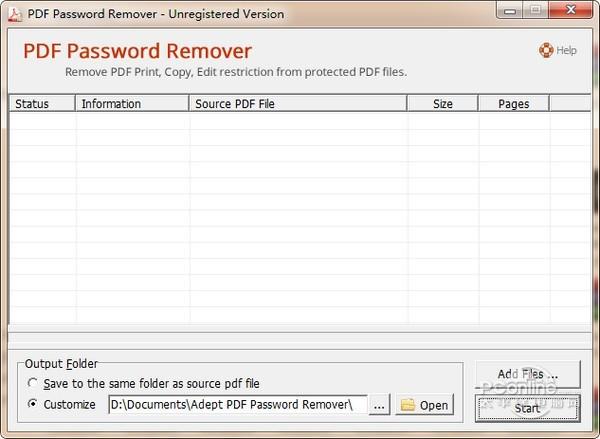 Adept PDF Password Remover 正式版 Adept PDF Password Remover