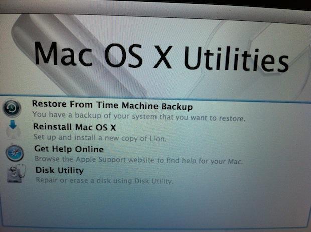 苹果Mac OS X Lion恢复盘制作工具