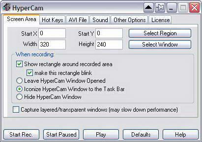 HyperCam Portable 3.6.截图