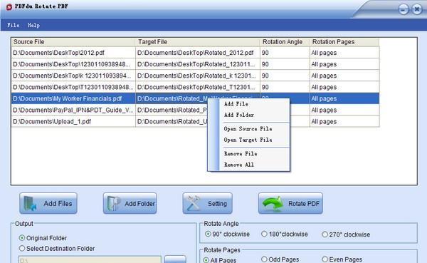 PDFdu Rotate PDF(PDF旋转软件)