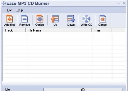 Ease MP3 CD Burner(光盘刻录工具)截图