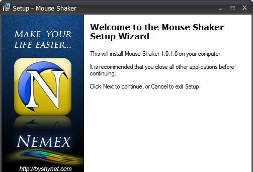 Mouse Shaker(自定义鼠标手势软件) 1.0.1.0 免费版 Mouse Shaker(自定义鼠标手势软件)