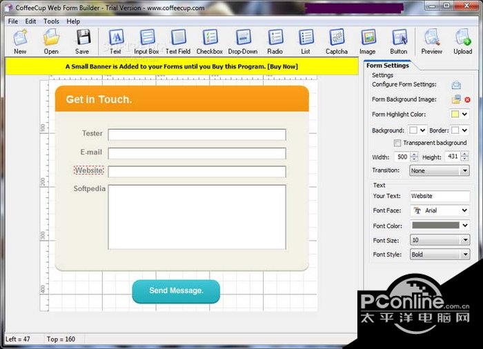 CoffeeCup Web Form Builder 8.3截图