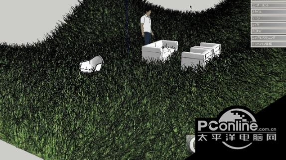 sketchup毛发生成插件(Make Fur)截图