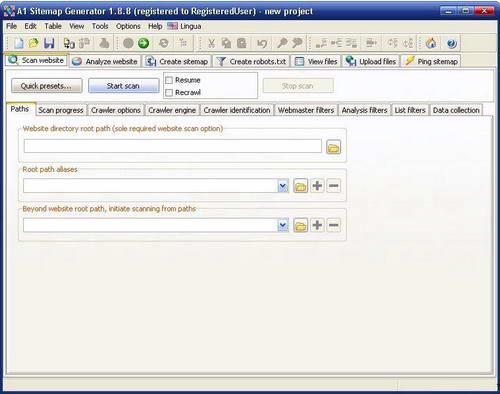 Micro-Sys A1 Sitemap Generator 7.0.1截图