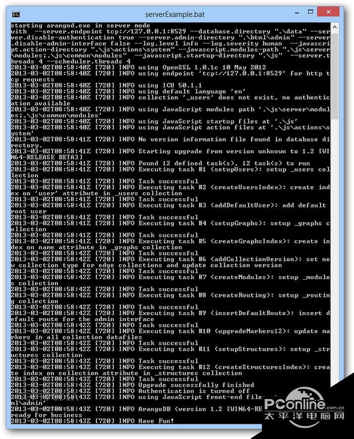 ArangoDB x64 2.6.5截图