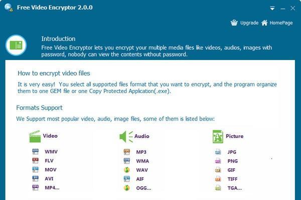 Free Video Encryptor(视频加密软件)