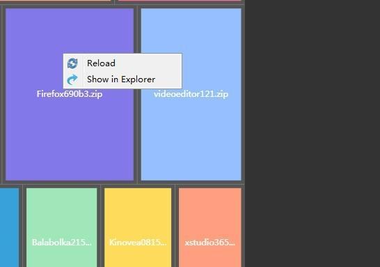 Folder Size View(文件夹可视化管理)截图
