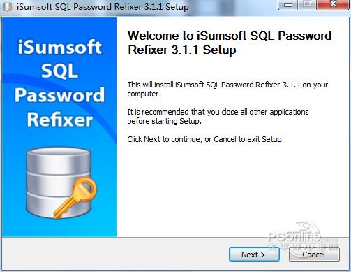 iSumsoft SQL Password Refixer 3.1.1 正式版 iSumsoft SQL Password Refixer