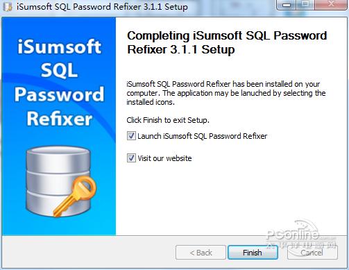 iSumsoft SQL Password Refixer截图