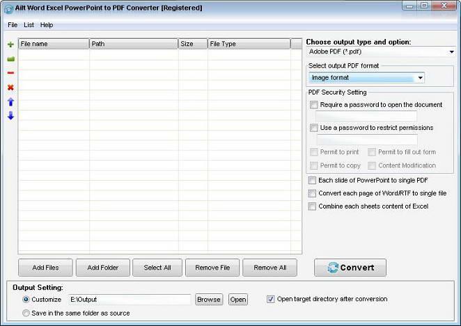 Ailt Word Excel PowerPoint to PDF Converter 6.7截图
