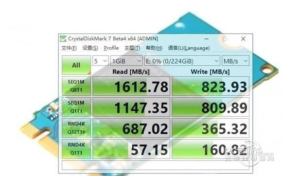 Crystal Disk Mark截图