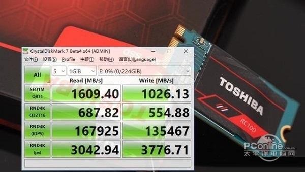Crystal Disk Mark截图